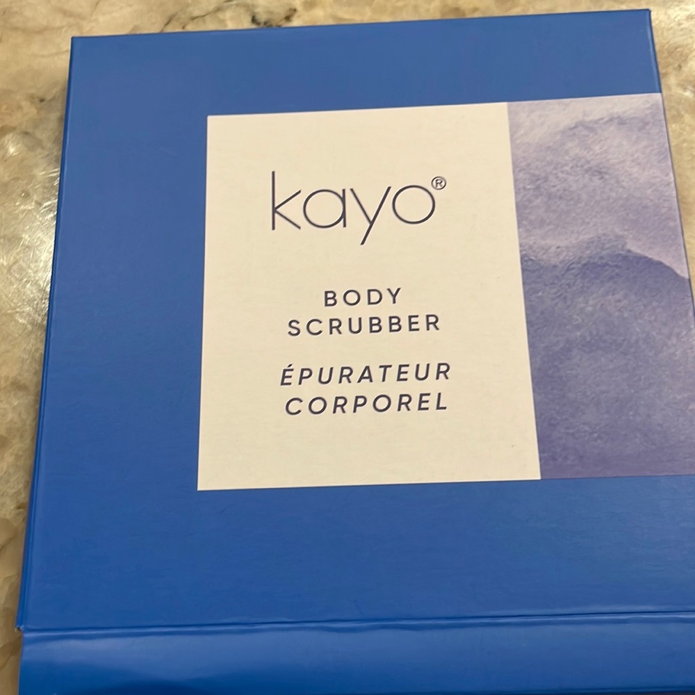 Body scrubber exfoliate away!’